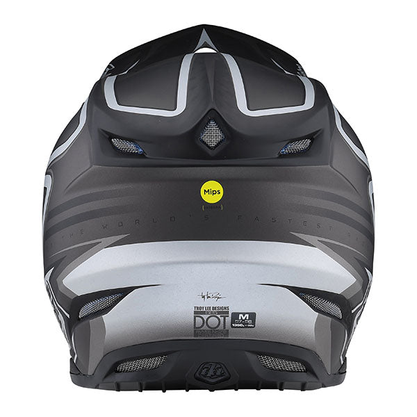 Image of Troy Lee Designs SKU 1713240 SE5 Carbon Lines Matte Helmet Size: XS Colors: Matte Black (SKU 1713240)