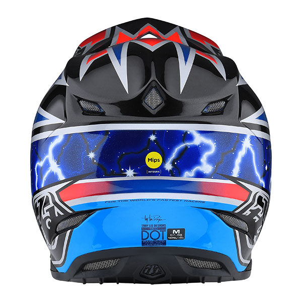 Image of Troy Lee Designs SKU 1823250 SE5 Composite Lightning Helmet Size: XS Colors: Blue (SKU 1823250)