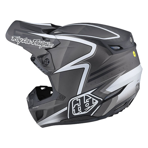 Image of Troy Lee Designs SKU 1713240 SE5 Carbon Lines Matte Helmet Size: XS Colors: Matte Black (SKU 1713240)