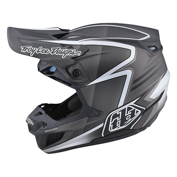 Image of Troy Lee Designs SKU 1713240 SE5 Carbon Lines Matte Helmet Size: XS Colors: Matte Black (SKU 1713240)