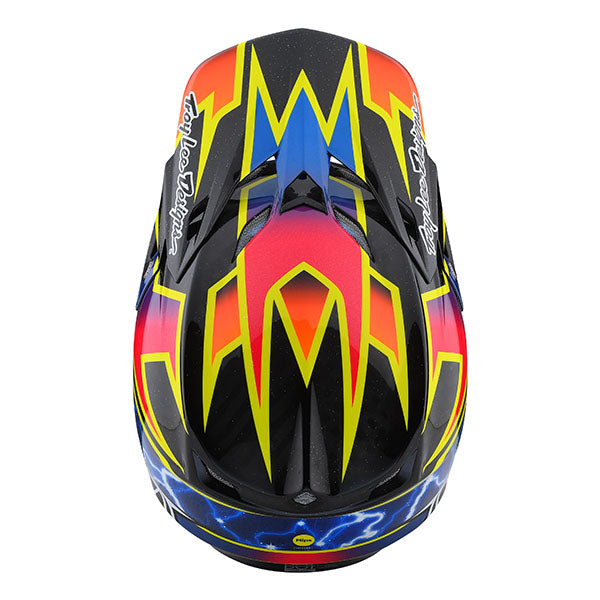 Image of Troy Lee Designs SKU 1713250 SE5 Carbon Lightning Helmet Size: XS Colors: Black (SKU 1713250)