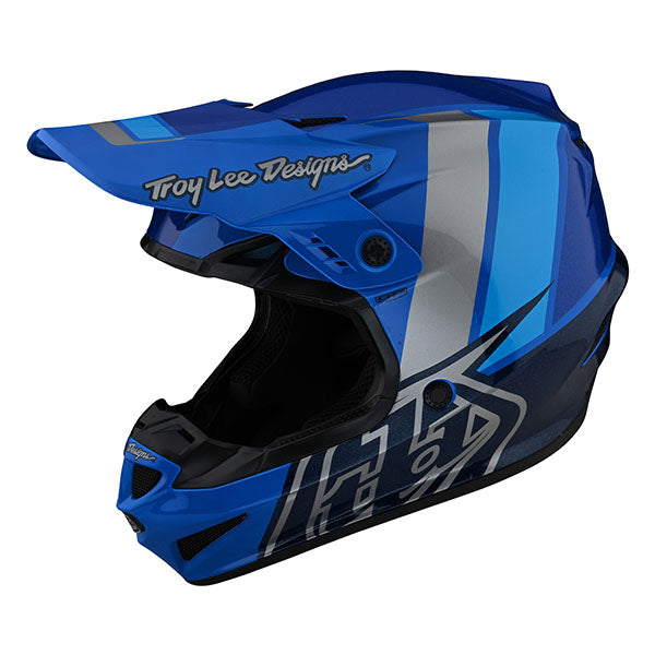 Image of Troy Lee Designs SKU 1032540 GP Nova Helmet Size: XS Colors: Blue (SKU 1032540)