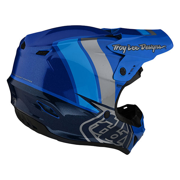 Image of Troy Lee Designs SKU 1032540 GP Nova Helmet Size: XS Colors: Blue (SKU 1032540)