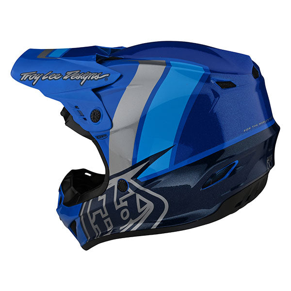 Image of Troy Lee Designs SKU 1032540 GP Nova Helmet Size: XS Colors: Blue (SKU 1032540)