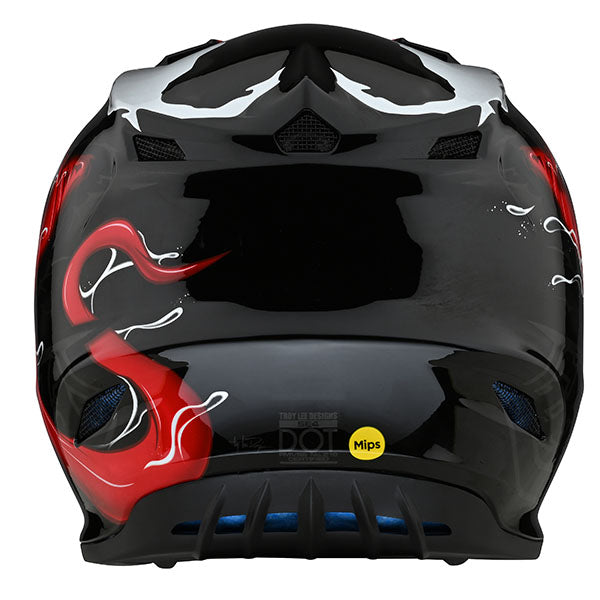 Image of Troy Lee Designs SKU 1093230 LE SE4 Polyacrylite Venom Helmet Size: XS Colors: Black (SKU 1093230)