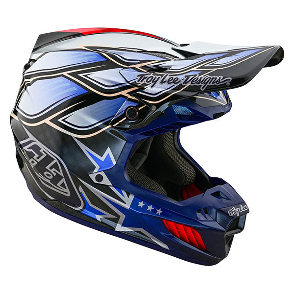 Image of Troy Lee Designs SKU 1829440 SE5 Composite Wings Helmet Size: XS Colors: Black (SKU 1829440)