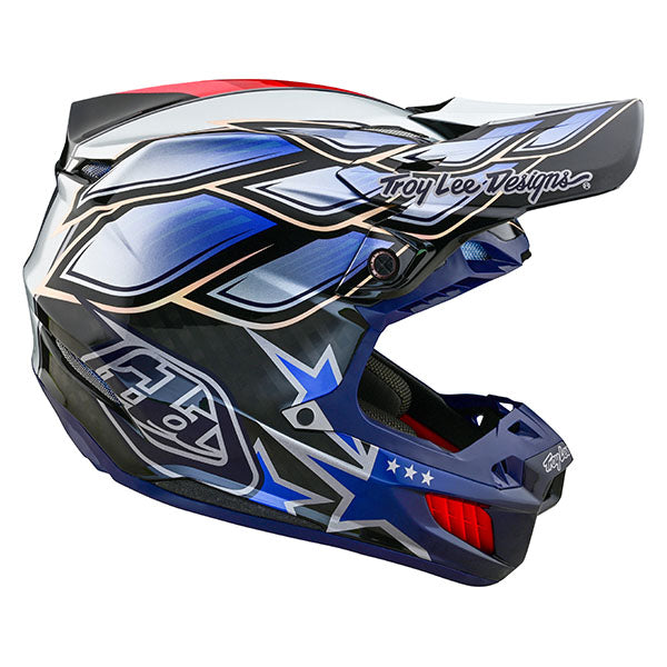 Image of Troy Lee Designs SKU 1829440 SE5 Composite Wings Helmet Size: XS Colors: Black (SKU 1829440)