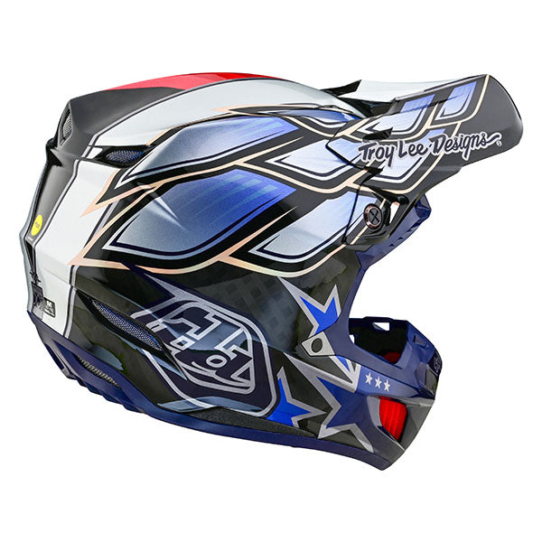 Image of Troy Lee Designs SKU 1829440 SE5 Composite Wings Helmet Size: XS Colors: Black (SKU 1829440)