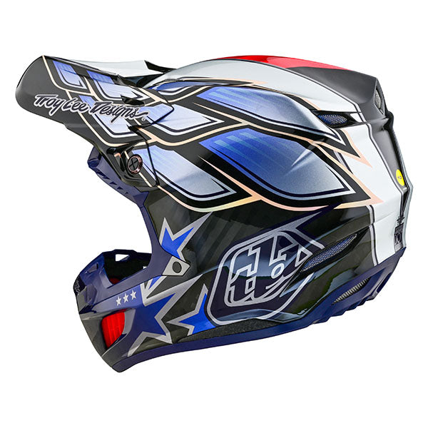 Image of Troy Lee Designs SKU 1829440 SE5 Composite Wings Helmet Size: XS Colors: Black (SKU 1829440)
