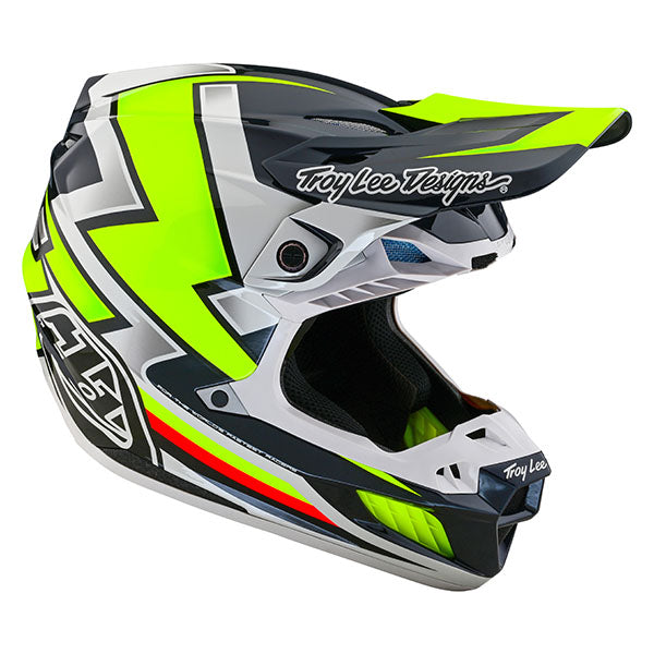 Image of Troy Lee Designs SKU 1825310 SE5 Composite Ever Helmet Size: XS Colors: Gray/Yellow (SKU 1825310)