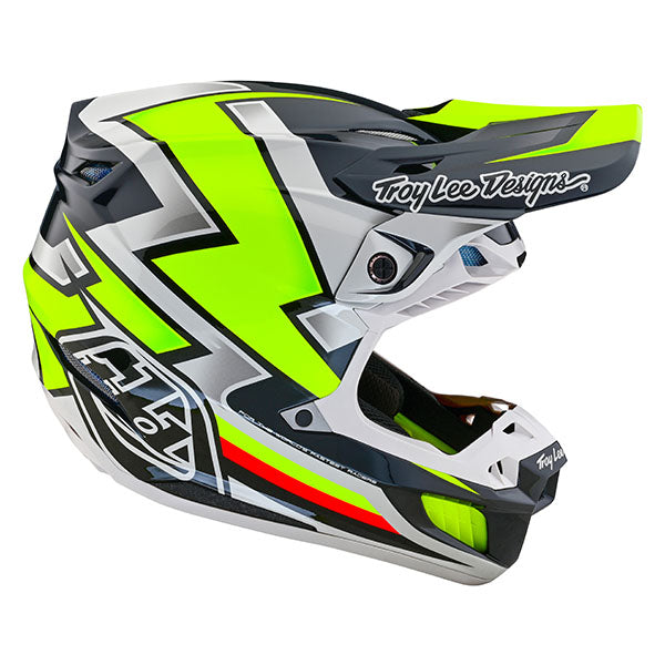 Image of Troy Lee Designs SKU 1825310 SE5 Composite Ever Helmet Size: XS Colors: Gray/Yellow (SKU 1825310)