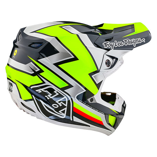Image of Troy Lee Designs SKU 1825310 SE5 Composite Ever Helmet Size: XS Colors: Gray/Yellow (SKU 1825310)