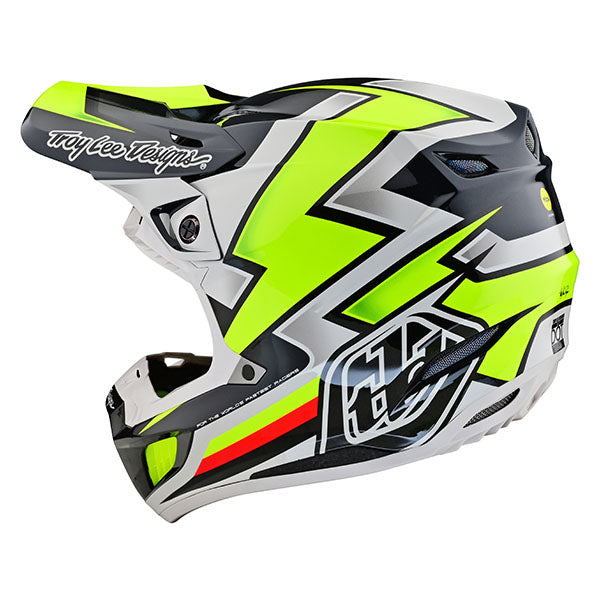 Image of Troy Lee Designs SKU 1825310 SE5 Composite Ever Helmet Size: XS Colors: Gray/Yellow (SKU 1825310)