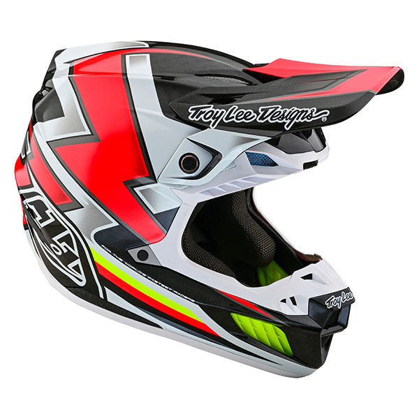 Image of Troy Lee Designs SKU 1715310 SE5 Carbon Ever Helmet Size: XS Colors: Black/Red (SKU 1715310)