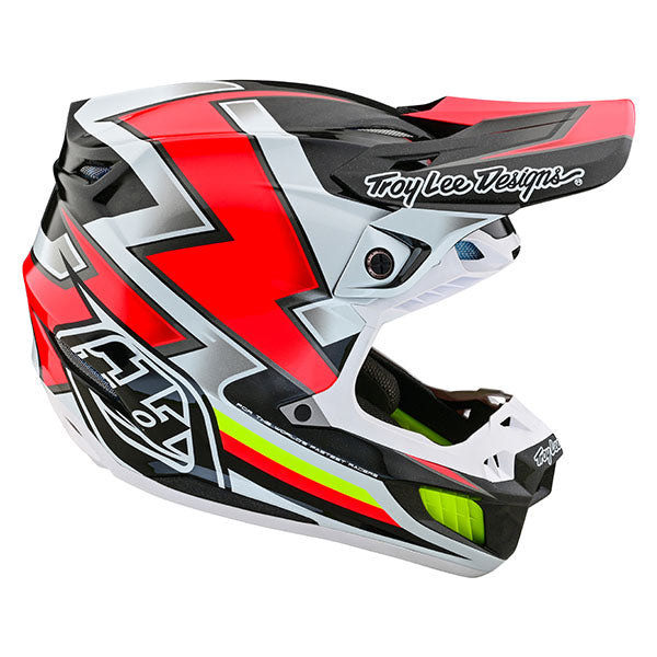 Image of Troy Lee Designs SKU 1715310 SE5 Carbon Ever Helmet Size: XS Colors: Black/Red (SKU 1715310)