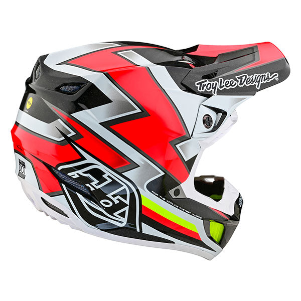 Image of Troy Lee Designs SKU 1715310 SE5 Carbon Ever Helmet Size: XS Colors: Black/Red (SKU 1715310)