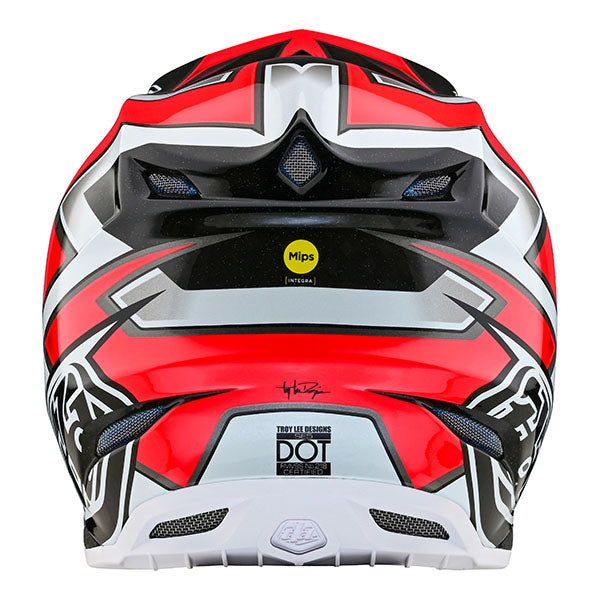 Image of Troy Lee Designs SKU 1715310 SE5 Carbon Ever Helmet Size: XS Colors: Black/Red (SKU 1715310)