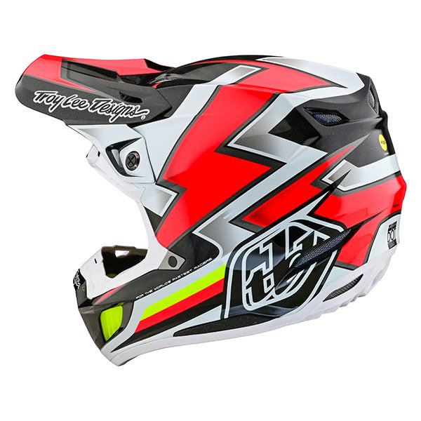 Image of Troy Lee Designs SKU 1715310 SE5 Carbon Ever Helmet Size: XS Colors: Black/Red (SKU 1715310)