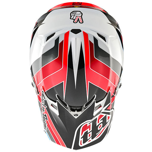 Image of Troy Lee Designs SKU 1095820 SE4 Polyacrylite Block MIPS Helmet Size: XS Colors: Charcoal/Navy (SKU 1095820)