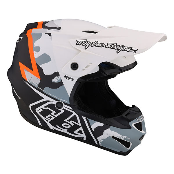 Image of Troy Lee Designs SKU 1039480 GP Camo Volt Helmet Size: XS Colors: White (SKU 1039480)