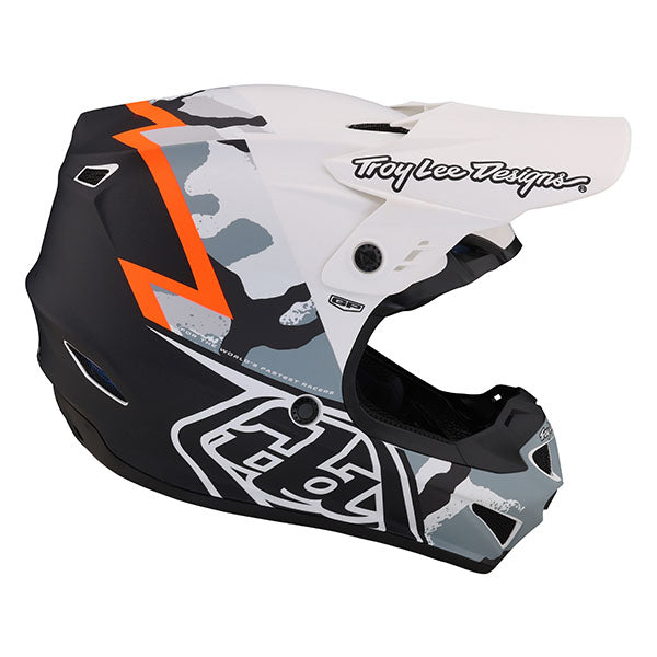 Image of Troy Lee Designs SKU 1039480 GP Camo Volt Helmet Size: XS Colors: White (SKU 1039480)