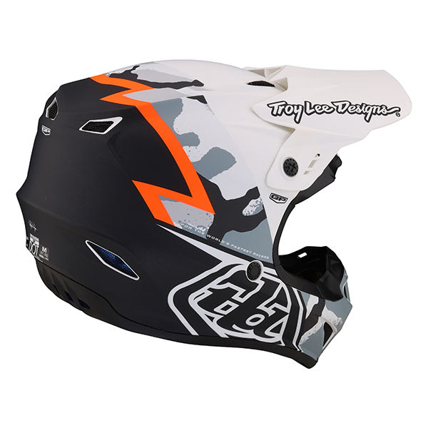 Image of Troy Lee Designs SKU 1039480 GP Camo Volt Helmet Size: XS Colors: White (SKU 1039480)