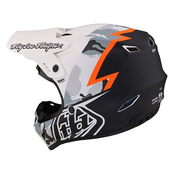 Image of Troy Lee Designs SKU 1039480 GP Camo Volt Helmet Size: XS Colors: White (SKU 1039480)