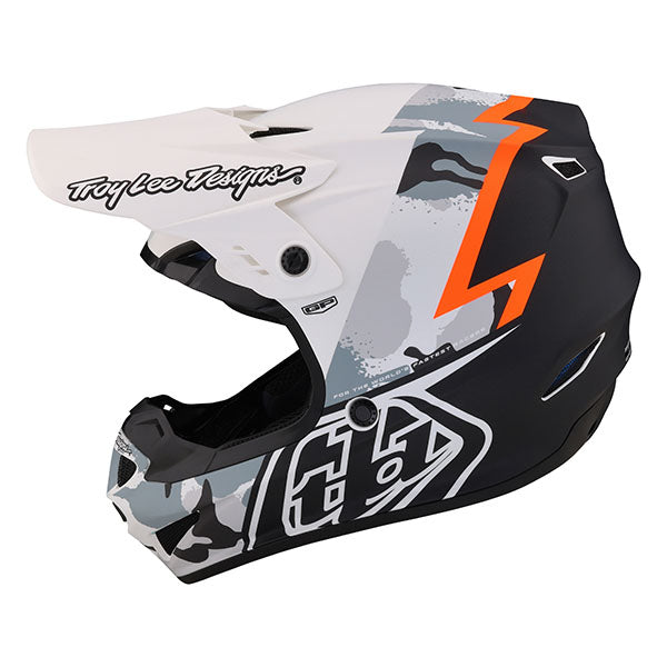 Image of Troy Lee Designs SKU 1039480 GP Camo Volt Helmet Size: XS Colors: White (SKU 1039480)