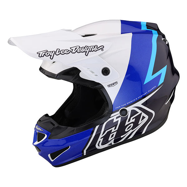 Image of Troy Lee Designs SKU 1036030 GP Volt Helmet Size: XS Colors: Blue (SKU 1036030)