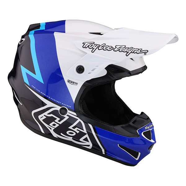 Image of Troy Lee Designs SKU 1036030 GP Volt Helmet Size: XS Colors: Blue (SKU 1036030)
