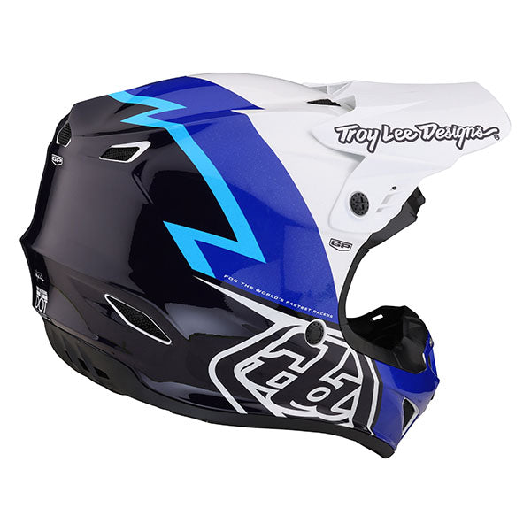Image of Troy Lee Designs SKU 1036030 GP Volt Helmet Size: XS Colors: Blue (SKU 1036030)