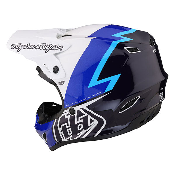 Image of Troy Lee Designs SKU 1036030 GP Volt Helmet Size: XS Colors: Blue (SKU 1036030)