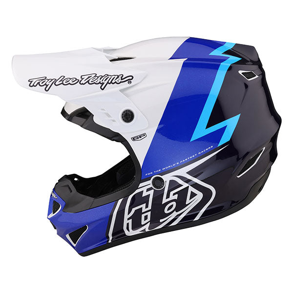 Image of Troy Lee Designs SKU 1036030 GP Volt Helmet Size: XS Colors: Blue (SKU 1036030)