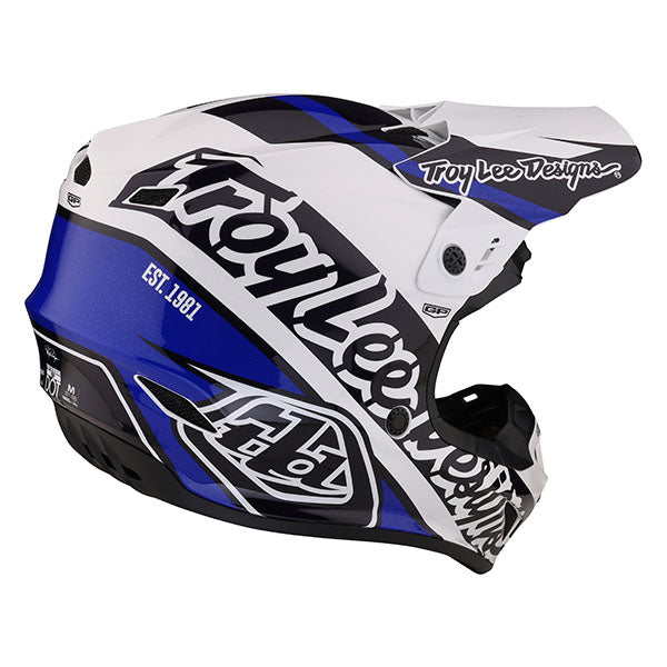 Image of Troy Lee Designs SKU 1032170 GP Slice Helmet Size: XS Colors: Blue (SKU 1032170)