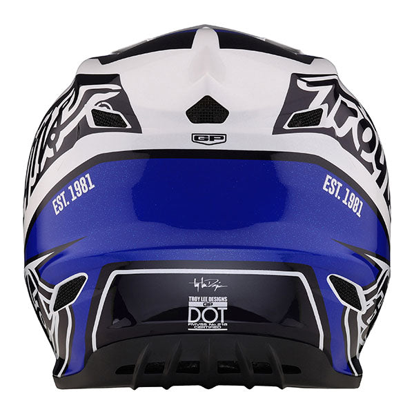 Image of Troy Lee Designs SKU 1032170 GP Slice Helmet Size: XS Colors: Blue (SKU 1032170)