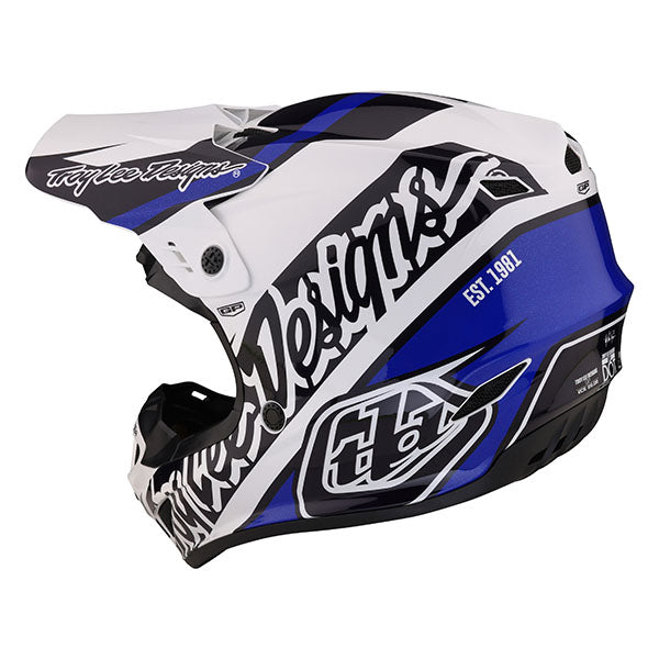 Image of Troy Lee Designs SKU 1032170 GP Slice Helmet Size: XS Colors: Blue (SKU 1032170)