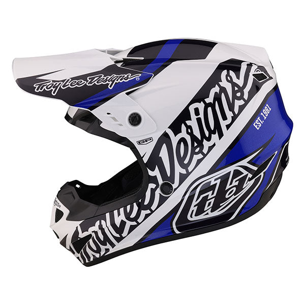 Image of Troy Lee Designs SKU 1032170 GP Slice Helmet Size: XS Colors: Blue (SKU 1032170)