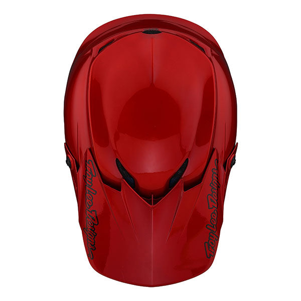 Image of Troy Lee Designs SKU 1039310 GP Mono Helmet Size: XS Colors: Red (SKU 1039310)
