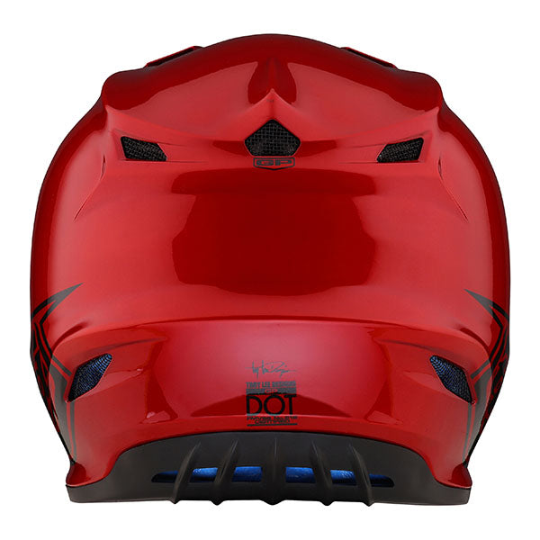Image of Troy Lee Designs SKU 1039310 GP Mono Helmet Size: XS Colors: Red (SKU 1039310)