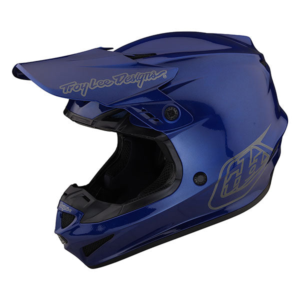 Image of Troy Lee Designs SKU 1039310 GP Mono Helmet Size: XS Colors: Red (SKU 1039310)