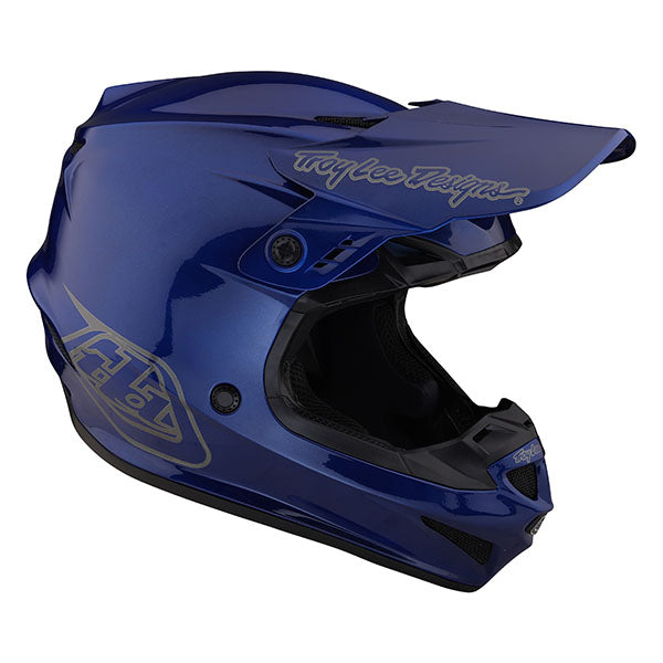 Image of Troy Lee Designs SKU 1039310 GP Mono Helmet Size: XS Colors: Red (SKU 1039310)