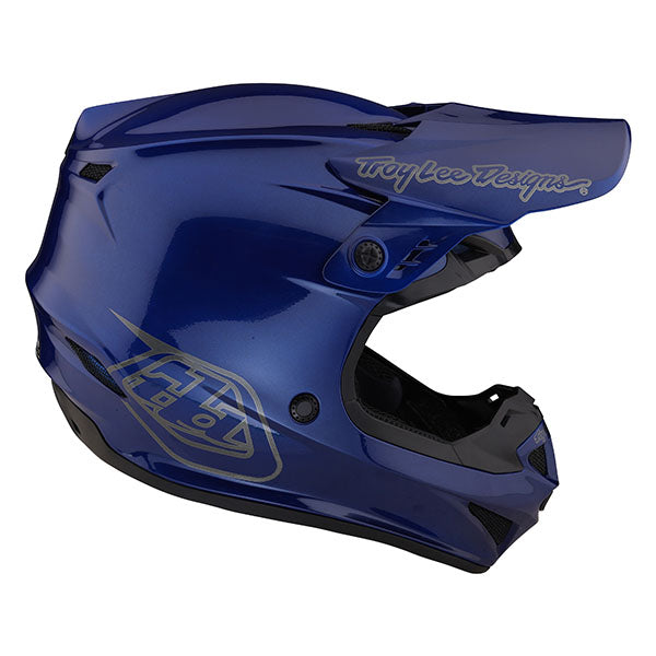 Image of Troy Lee Designs SKU 1039310 GP Mono Helmet Size: XS Colors: Red (SKU 1039310)