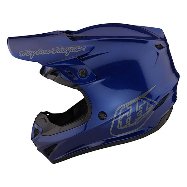 Image of Troy Lee Designs SKU 1039310 GP Mono Helmet Size: XS Colors: Red (SKU 1039310)