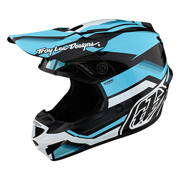 Image of Troy Lee Designs SKU 1032310 GP Apex Helmet Size: XS Colors: Gray/Orange (SKU 1032310)