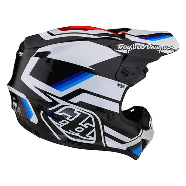 Image of Troy Lee Designs SKU 1032310 GP Apex Helmet Size: XS Colors: Gray/Orange (SKU 1032310)