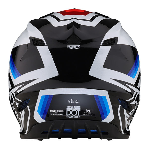 Image of Troy Lee Designs SKU 1032310 GP Apex Helmet Size: XS Colors: Gray/Orange (SKU 1032310)