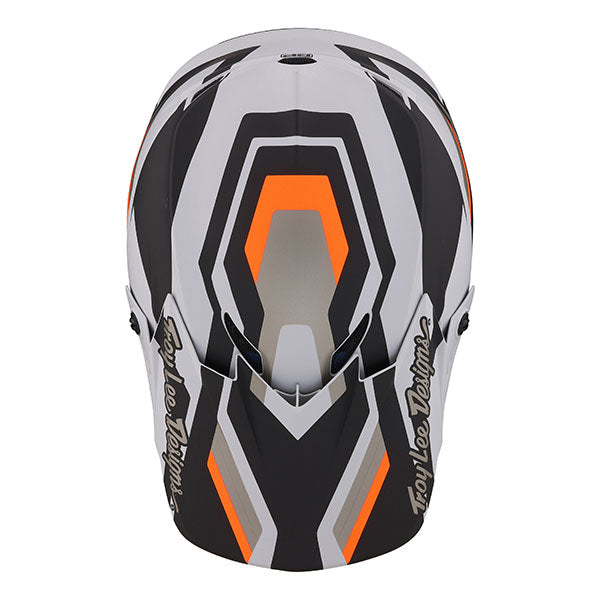 Image of Troy Lee Designs SKU 1032310 GP Apex Helmet Size: XS Colors: Gray/Orange (SKU 1032310)