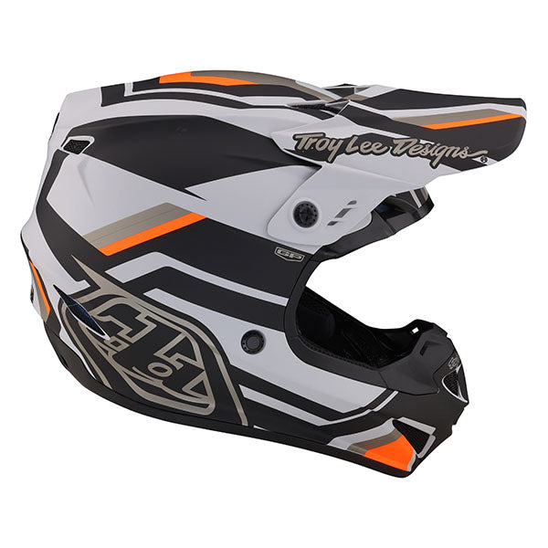 Image of Troy Lee Designs SKU 1032310 GP Apex Helmet Size: XS Colors: Gray/Orange (SKU 1032310)