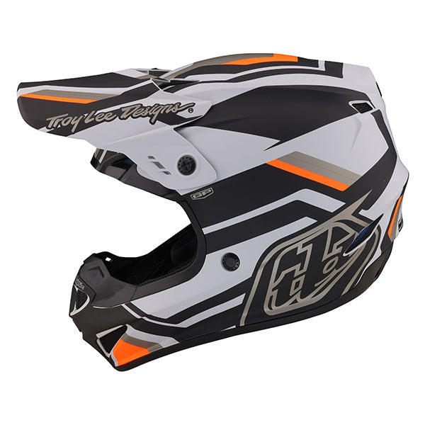 Image of Troy Lee Designs SKU 1032310 GP Apex Helmet Size: XS Colors: Gray/Orange (SKU 1032310)