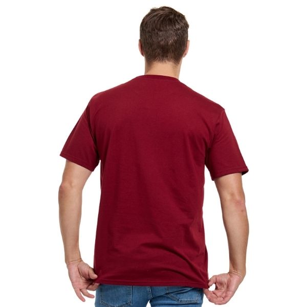 High-resolution studio image of Troy Lee Designs Factory Racing Tee; showing tee fit, printed graphics, and crew neckline; SKU 7016690; Sizes: S-2XL